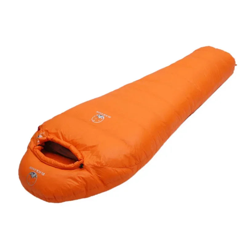 White Goose Down Mummy Sleeping Bag – 800 Fill Power, 4 Warmth Levels, Camping & Travel