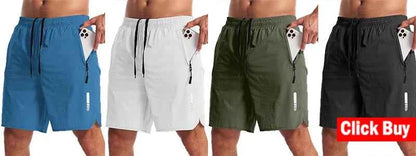 Men's Running Shorts – Lightweight Gym & Sport Training Short Pants