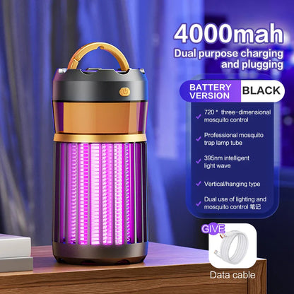 3-in-1 Mosquito Repellent Camping Lamp – Bug Zapper, Night Light & Insect Killer