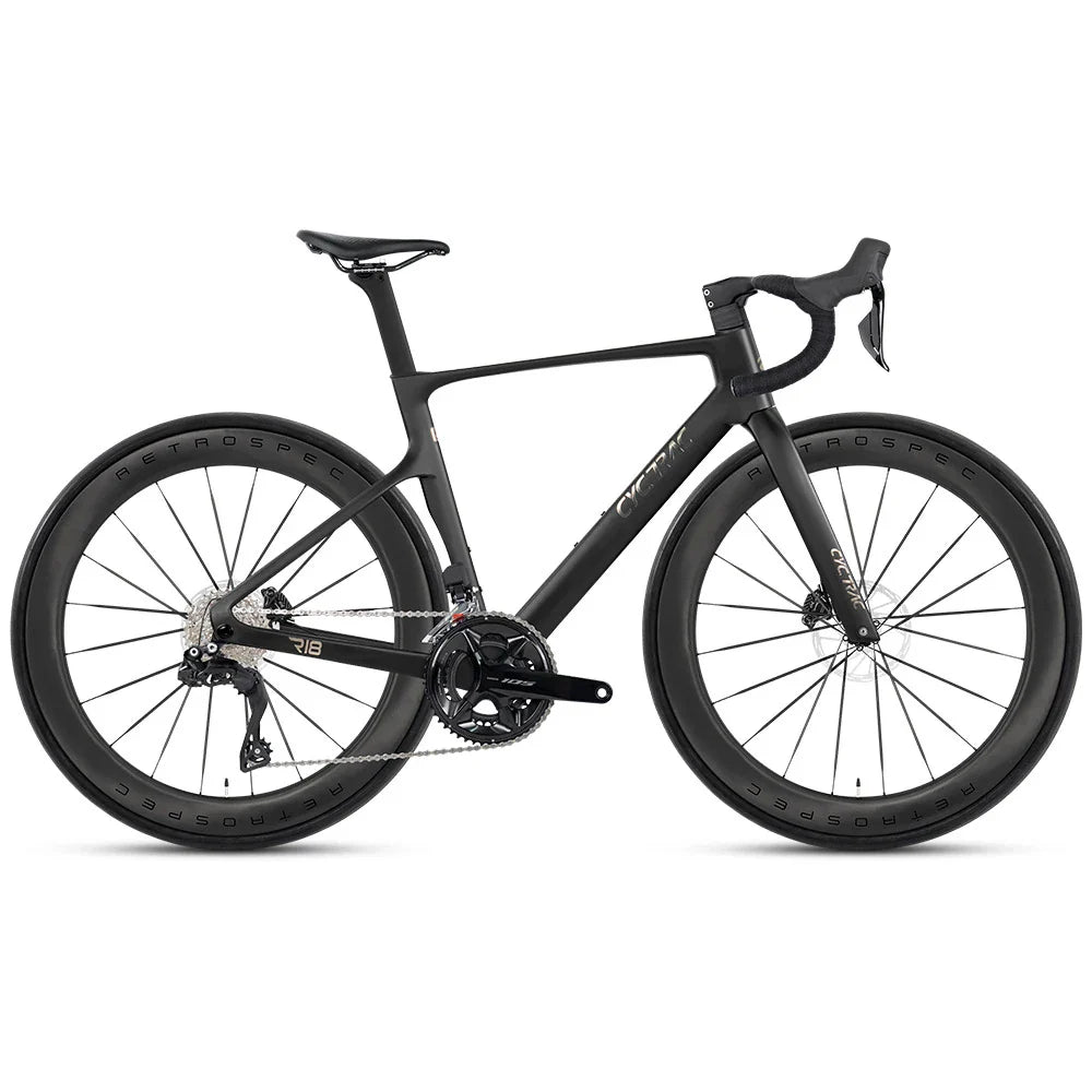 TWITTER R18 Full Carbon Road Bike – Shimano 105 24-Speed, Hydraulic Disc Brakes, 700C