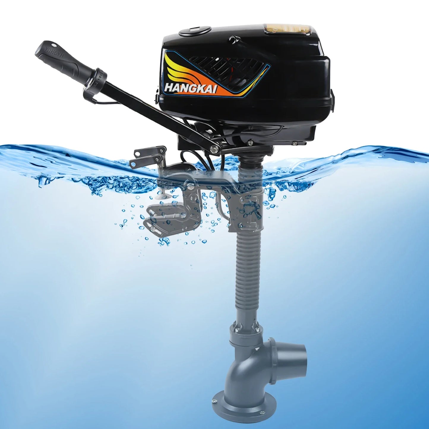 48V 1000W Electric Outboard Motor 1HP Brushless Boat Engine Jet Pump Short Shaft for Inflatable Fishing Boats