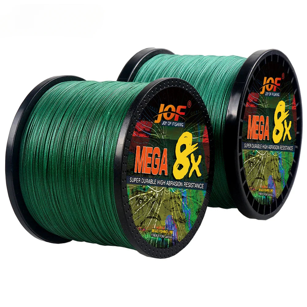 8-Strand Braided PE Fishing Line – 18-78lb, 300m/500m, 5 Colors, Saltwater & Freshwater
