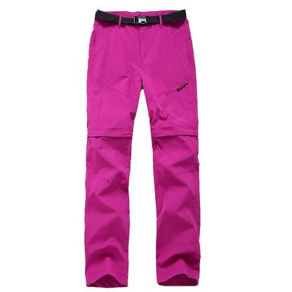 NUONEKO Women's Outdoor Hiking Pants Women Summer Quick Dry Trousers Travel Climbing Camping Trekking Pants Woman Sports Shorts