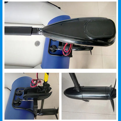 Inflatable Fishing Kayak – PVC Canoe Boat for 1–6 Persons (1.75–3.6m)