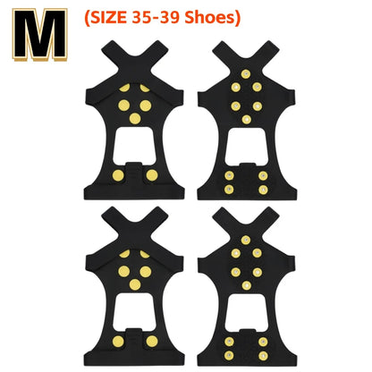 Ice & Snow Traction Cleats – Anti-Slip Crampon Spikes for Boots, Hiking & Winter Sports