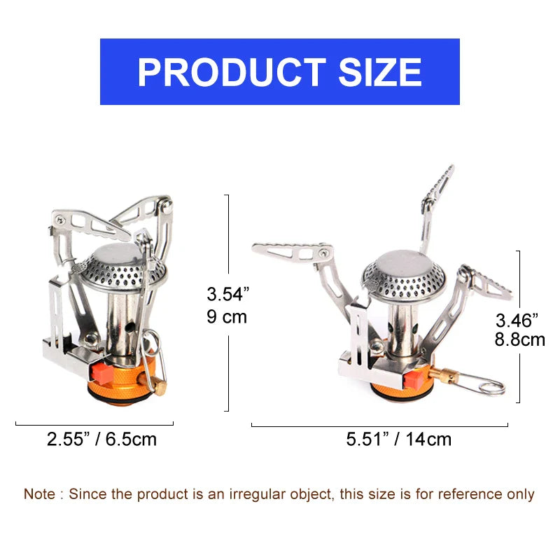Aluminum Alloy Camping Cookware Set – 1L, Foldable, Tableware Included, Serves 3