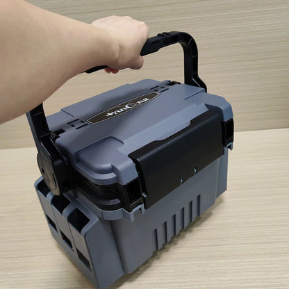 Double-Layer Lure Fishing Box – Adjustable Dividers, Crossbody Shoulder Carry