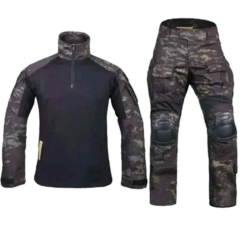 G3 Combat Uniform Tactical Sets Combat Shirt Cargo Pantsuit Training Hiking Hunting Clothes Wear-resisting Suit