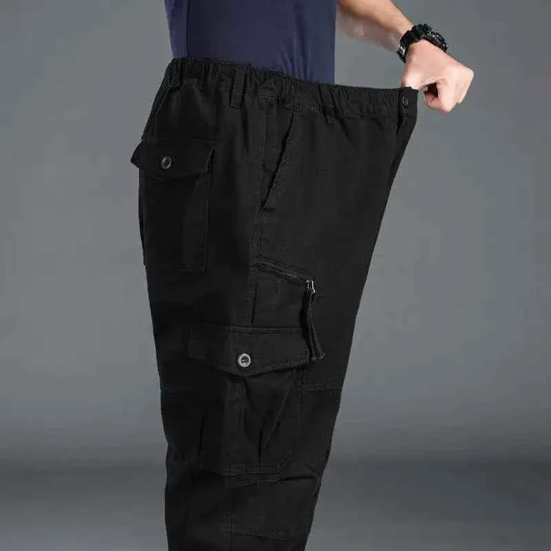 Men's Tactical Trousers Large Size Loose Casual Pants Running Overalls Men's Sweatpants Sports Hiking Outdoor Clothes Work Pants