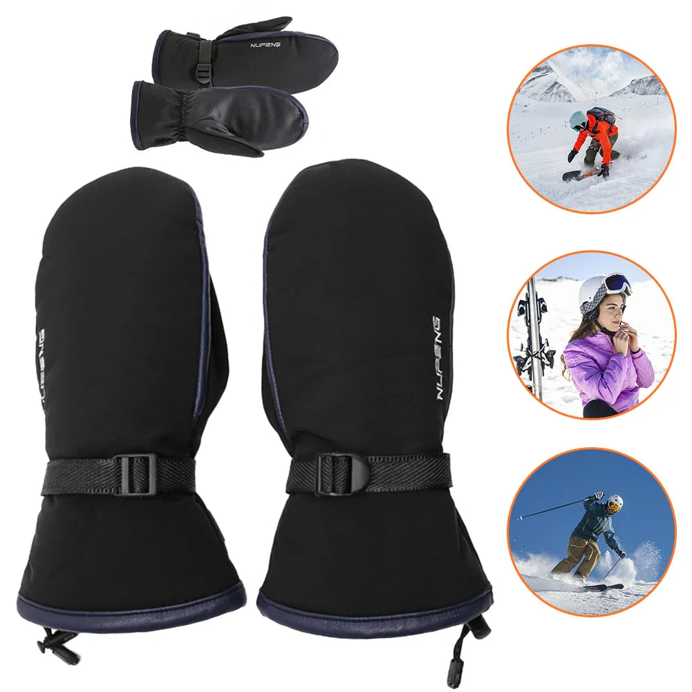 USB Electric Heated Gloves – Waterproof 3-Temperature Gloves for Hiking, Climbing & Cycling