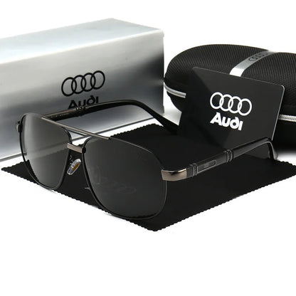 Polarized UV400 Driving Sunglasses for Men & Women — Square Frame, Auto Enthusiast Gift