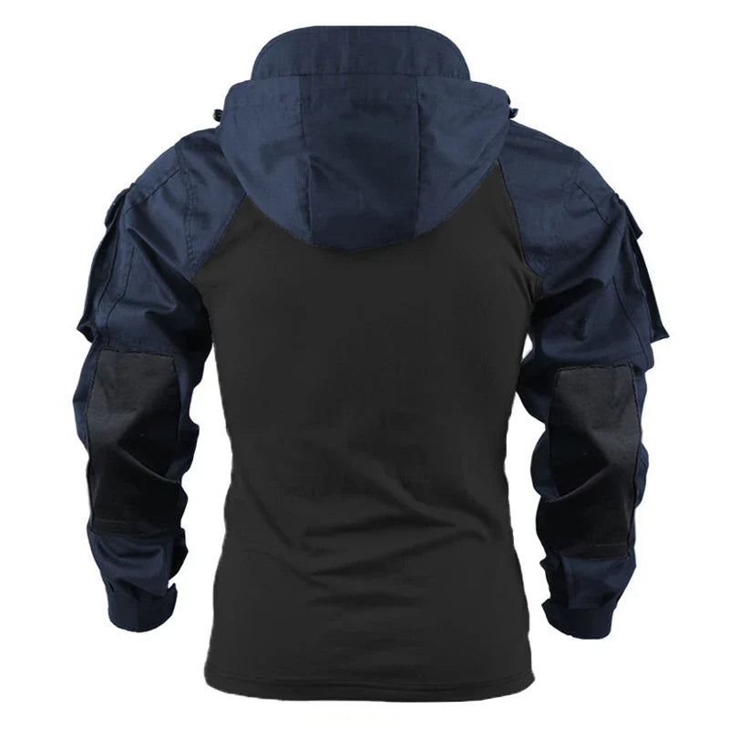 Men's Tactical Camo Combat T-Shirt – Moisture-Wicking Polyester, 7 Colors, Sizes S–XXXL
