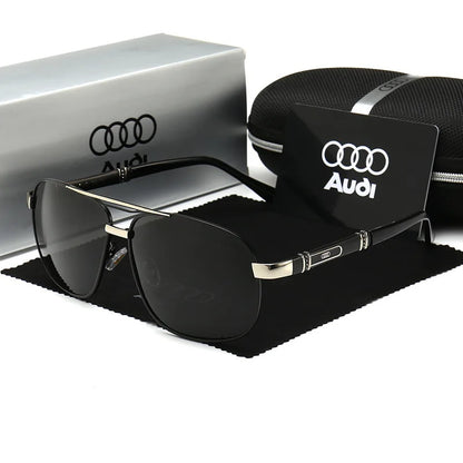 Polarized UV400 Driving Sunglasses for Men & Women — Square Frame, Auto Enthusiast Gift