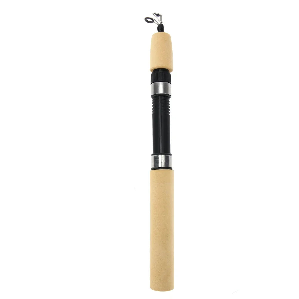 Portable Ice Fishing Pole – Carbon + Epoxy Resin, 60/80/100cm, Lightweight Grip