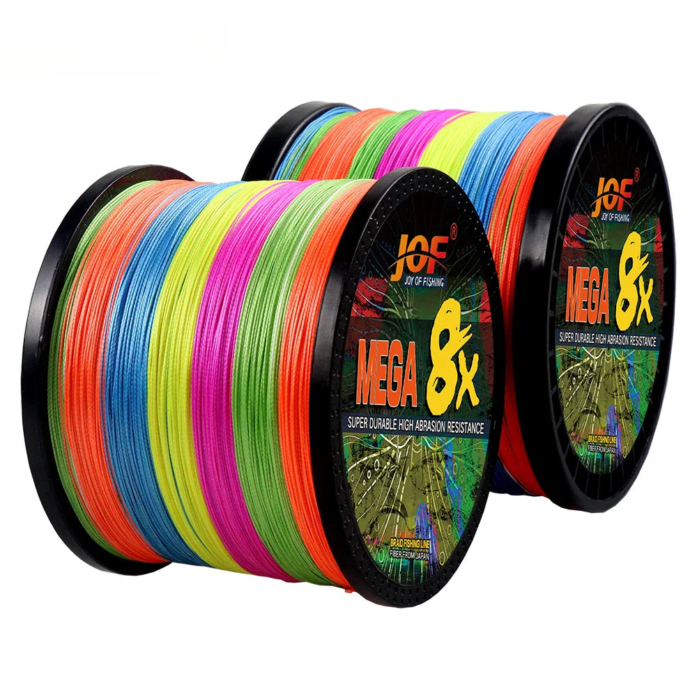 8-Strand Braided PE Fishing Line – 18-78lb, 300m/500m, 5 Colors, Saltwater & Freshwater