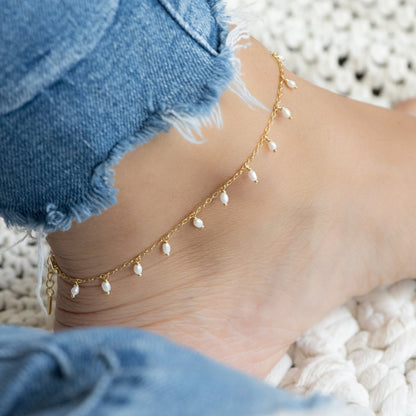 Pearl Charm Anklet