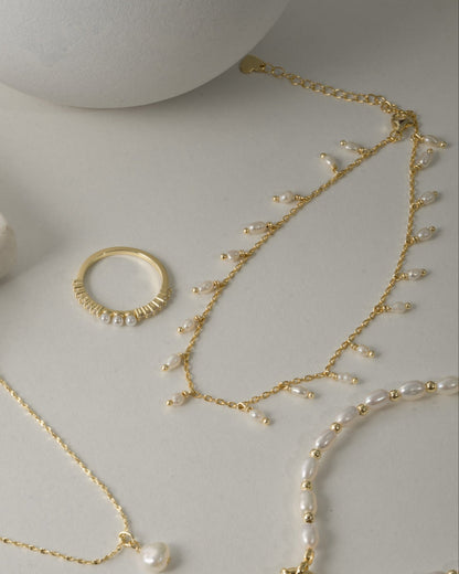 Pearl Charm Anklet