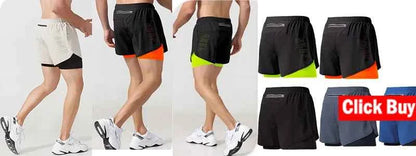 Men's Running Shorts – Lightweight Gym & Sport Training Short Pants