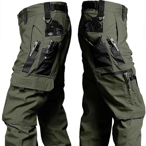 New Tactical Work Pants Men Outdoor Cargo Trousers Multi-pocket Waterproof Pant Autumn Spring Outdoor Workwear Hiking Trousers