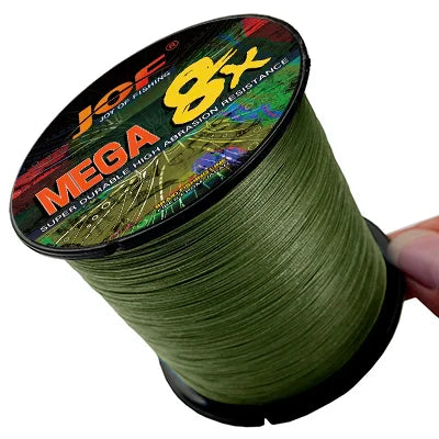 8-Strand Braided PE Fishing Line – 18-78lb, 300m/500m, 5 Colors, Saltwater & Freshwater