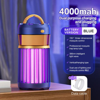 3-in-1 Mosquito Repellent Camping Lamp – Bug Zapper, Night Light & Insect Killer