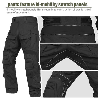 G3 Combat Uniform Tactical Sets Combat Shirt Cargo Pantsuit Training Hiking Hunting Clothes Wear-resisting Suit