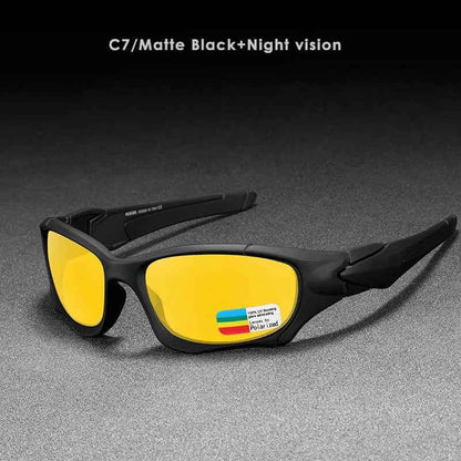 KDEAM Brand Strong Arm Men's Sunglasses Polarized Driving Shield Sun Glasses Men and Women Sports Goggles oculos de sol