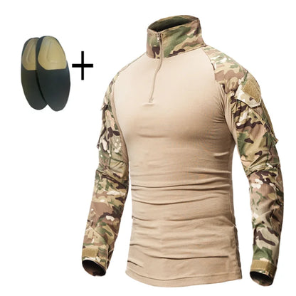 Men's Long Sleeve Camping & Hunting Clothing Set – Shirt & Pants