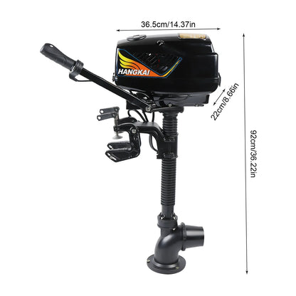 48V 1000W Electric Outboard Motor 1HP Brushless Boat Engine Jet Pump Short Shaft for Inflatable Fishing Boats