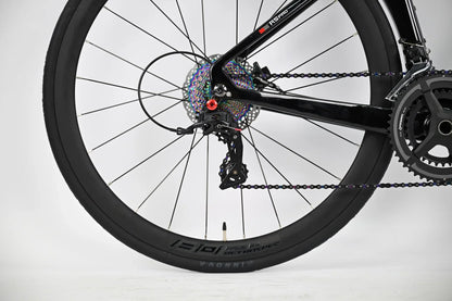 R5pro Carbon Fiber Road Bike 22/24 Speed Racing with Hydraulic Disc Brakes Available in 7 Sizes - 43.5/46/48/50/52/54/56