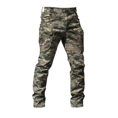 Men's Multi-Pocket Camo Cargo Pants – Tactical Overalls, 8 Colors, M-XXXL
