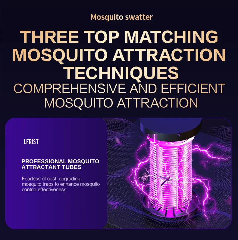 3-in-1 Mosquito Repellent Camping Lamp – Bug Zapper, Night Light & Insect Killer