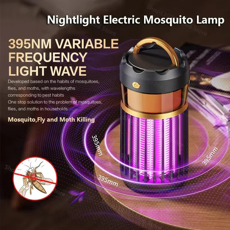 3-in-1 Mosquito Repellent Camping Lamp – Bug Zapper, Night Light & Insect Killer