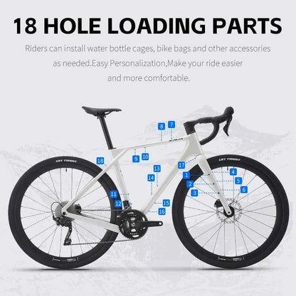 SAVA New R21 Gelaro S6/S4 Gravel Bike, All-Terrain Off-Road Bike, SAVA New R21 and GRX 12/GRX 20Speed Gearset Bicycle