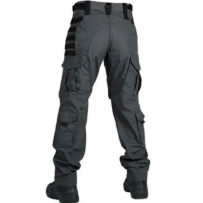 Men's Tactical Cargo Pants – Waterproof Multi-Pocket Outdoor Hiking Trousers
