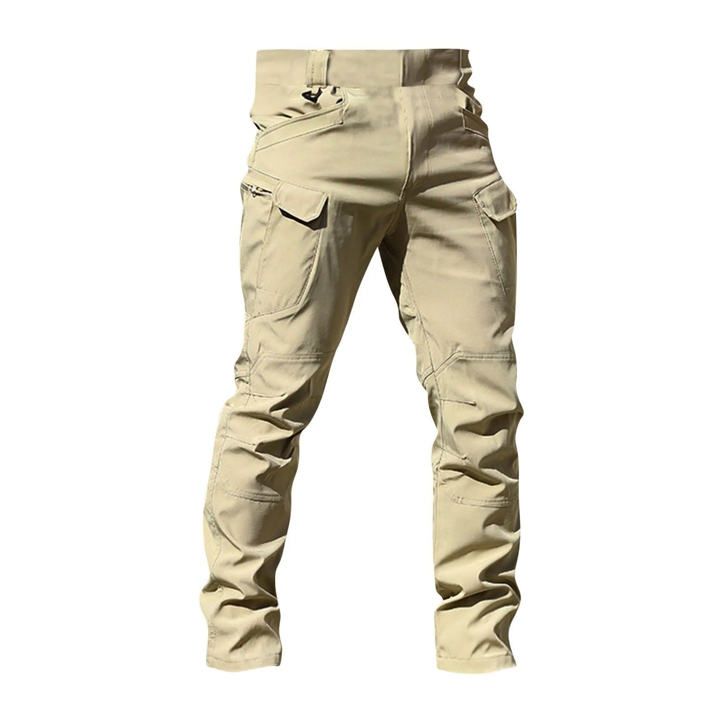 Men's Multi-Pocket Camo Cargo Pants – Tactical Overalls, 8 Colors, M-XXXL