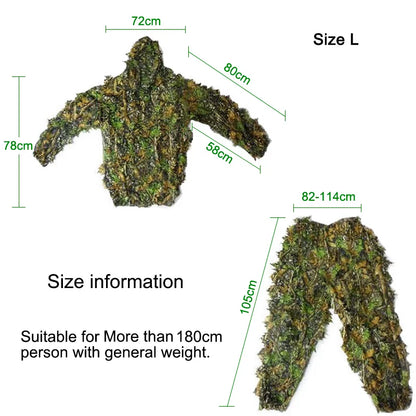 Ghillie Suit – Full Body Camouflage Hunting & Tactical Training Outfit