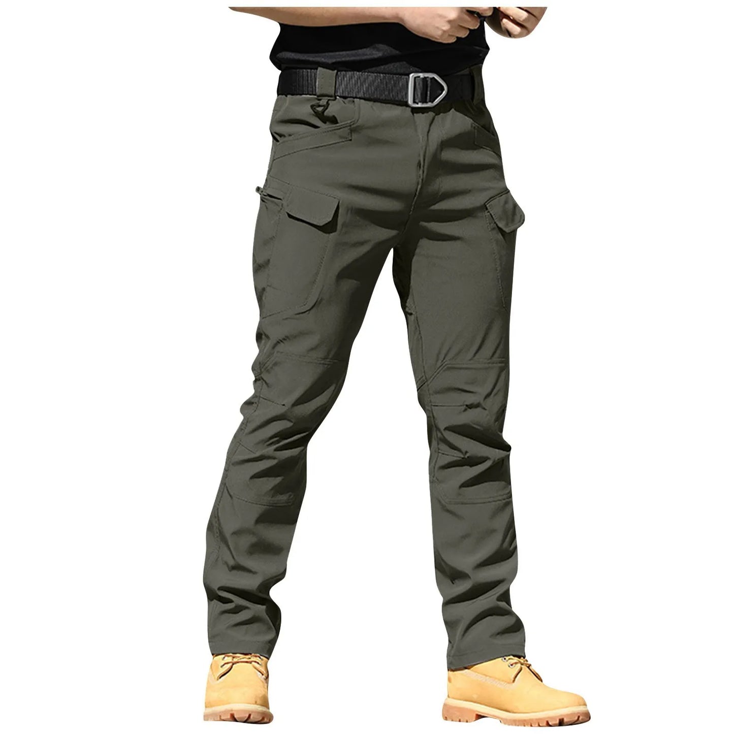 Men's Multi-Pocket Camo Cargo Pants – Tactical Overalls, 8 Colors, M-XXXL