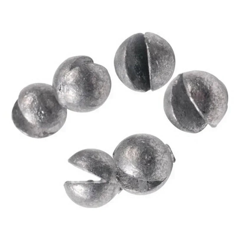 Bite Lead Fishing Sinkers – 100pcs/Box, Lead, Fishing Gear Accessories