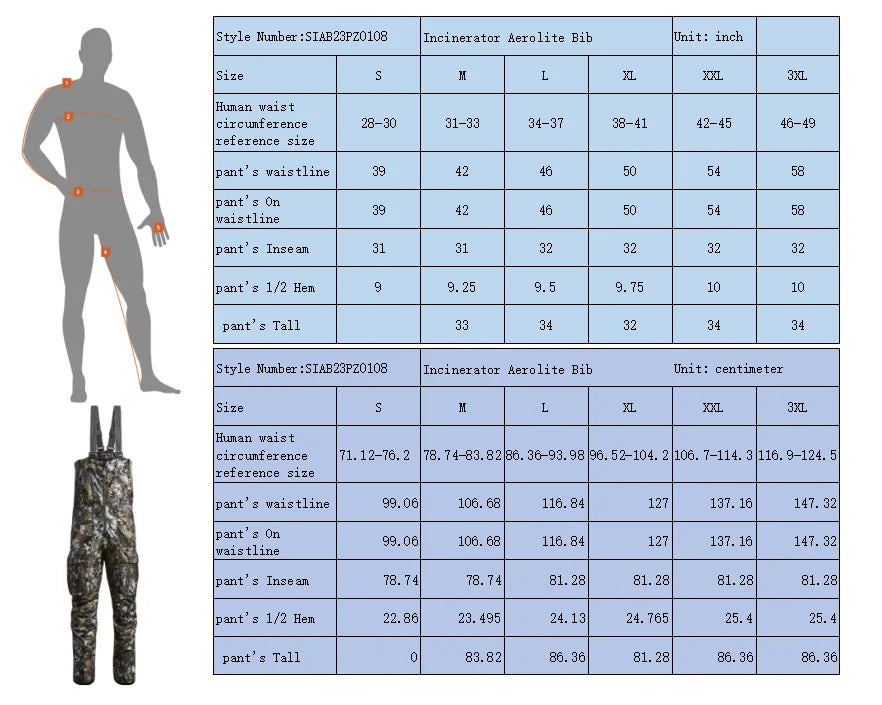 Men's Insulated Waterproof Hunting Bib Overalls – Silent Camo Fabric, 3-in-1 Softshell