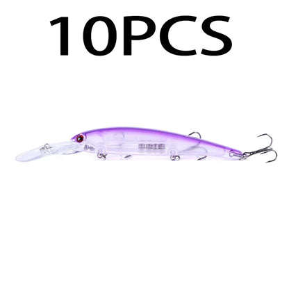 Deep Diving Minnow Wobbler Lure – 16.5cm, 21g, 2.5-4.5m Depth, Bass Pike Perch, 3 Colors