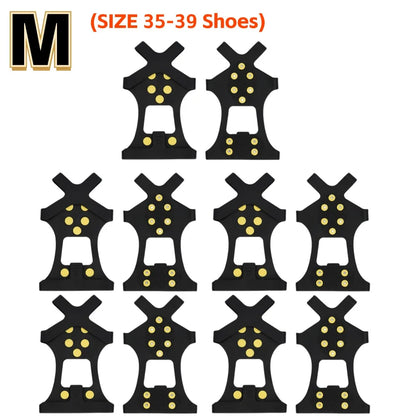 Ice & Snow Traction Cleats – Anti-Slip Crampon Spikes for Boots, Hiking & Winter Sports