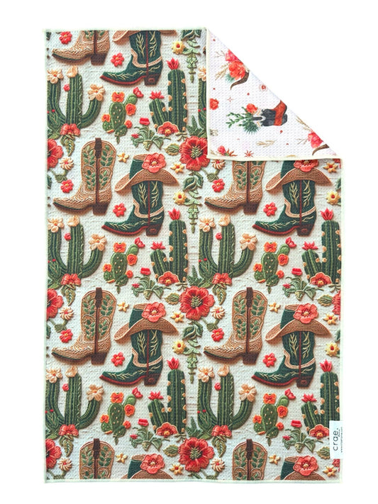 Cassity: Reversible Hand Towel: Cream / 19x29 / Hand Towel