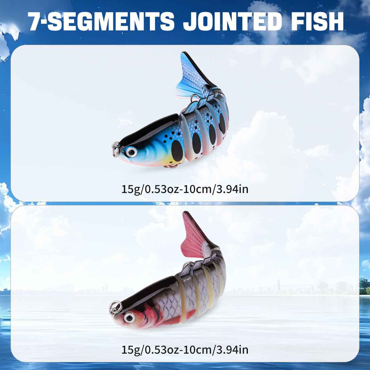 25-Piece Topwater Fishing Lure Set – Propeller Baits, Duck Lures, Frog Lures & Multi-Section Fish