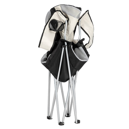 Folding Camping Chair – 330 lb Capacity, Oxford Cloth with Carry Bag