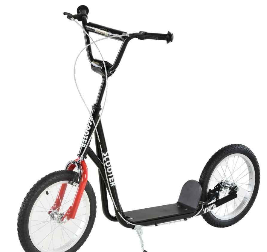 Kids Kick Scooter | Adjustable Handlebar, Dual Rear Brakes & Inflatable Wheels