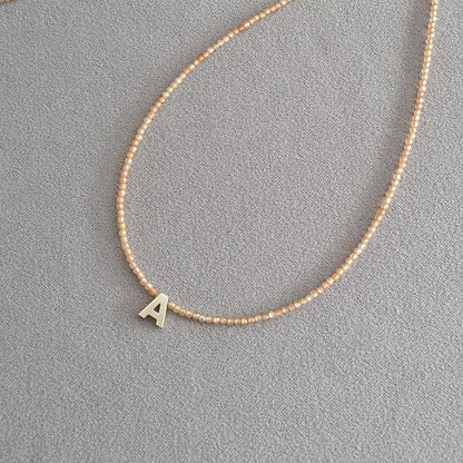 üì¢üì¢40% OFF !! ‚è∞Romantic Initial Beaded Choker Necklace