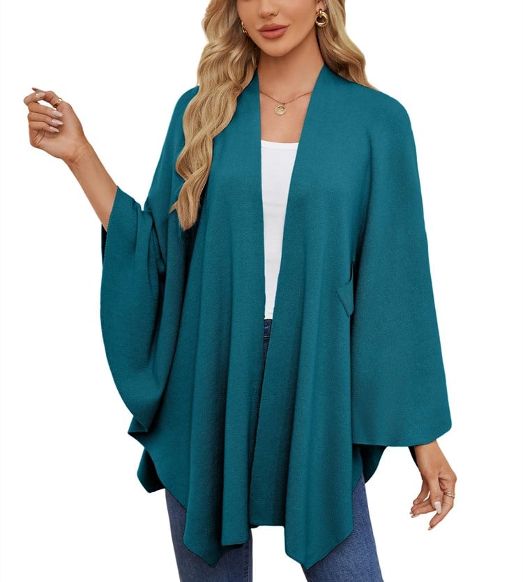 üî•Elegant Shawl Wraps Soft Open Front Poncho Shawl Wraps