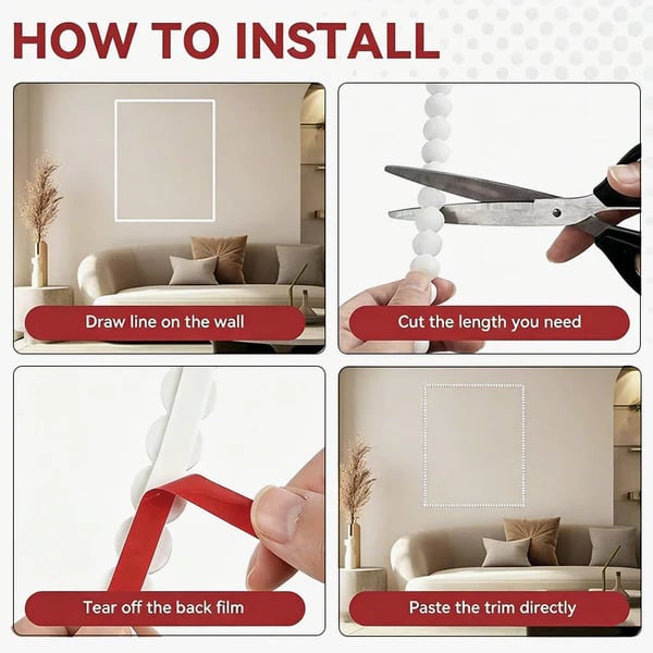 ü§©DIY Self Adhesive Decorative Molding Trim