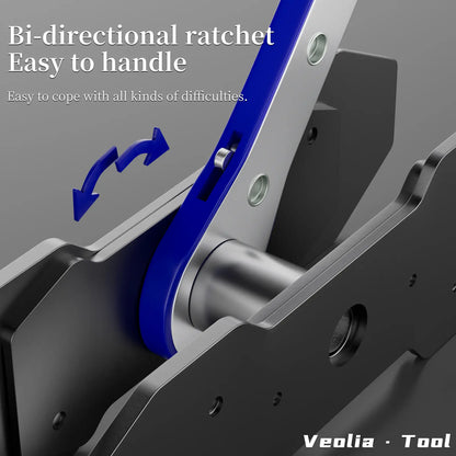 Brake Caliper Piston Press Tool ‚Äì 360¬∞ Rotating Ratchet Wrench for Single, Dual & Quad Piston Disc Brakes